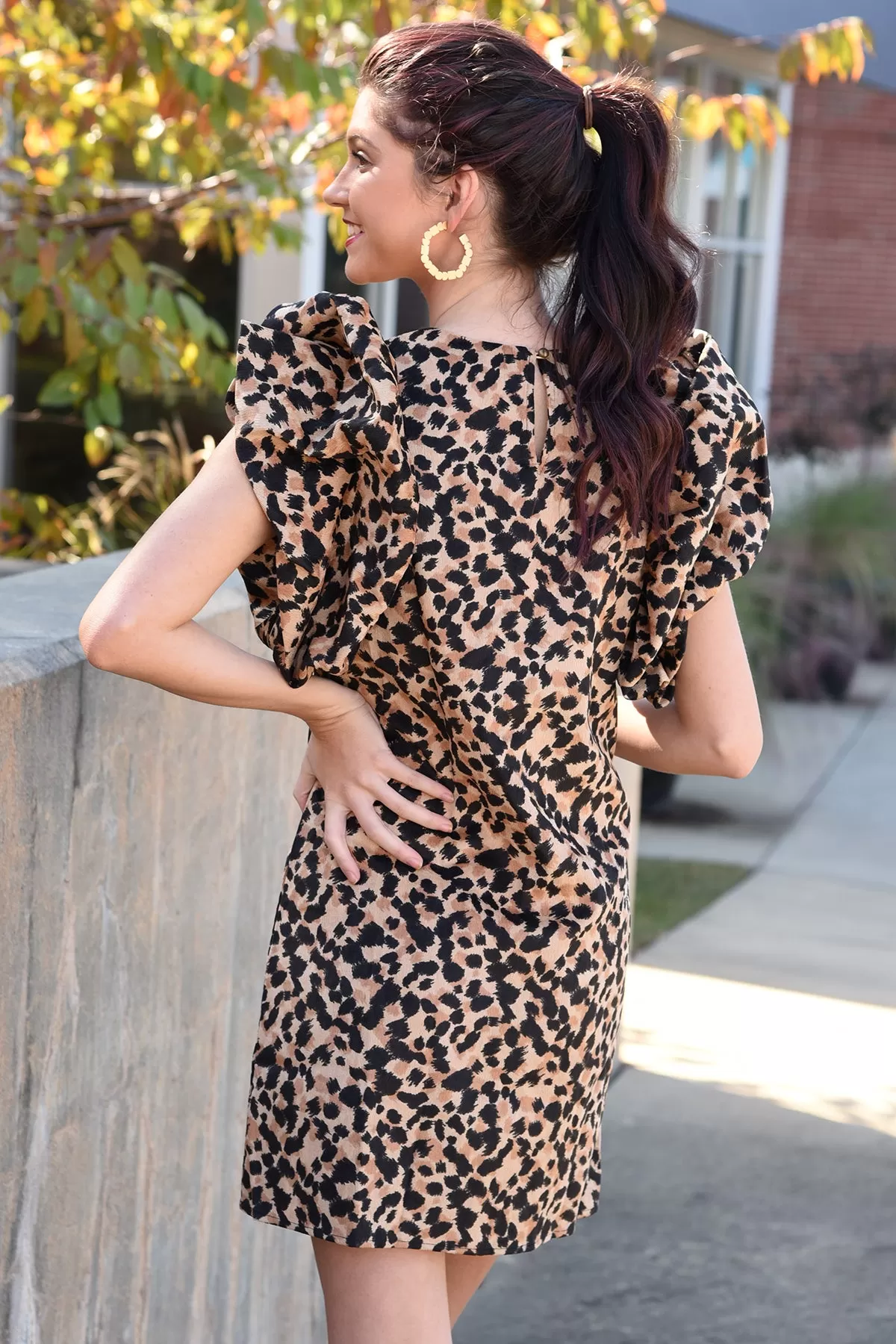 THML SLEEK CHEETAH DRESS