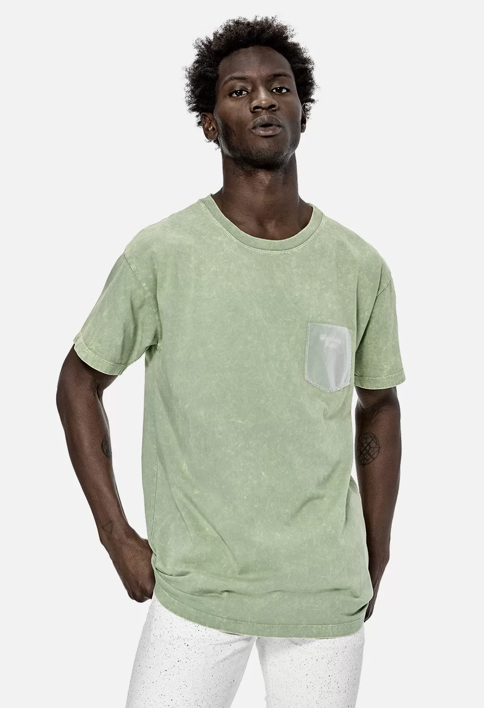 Translucent Pocket Tee / Mineral Saguaro