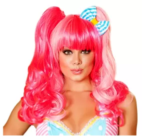 Two Tone Pink Wig