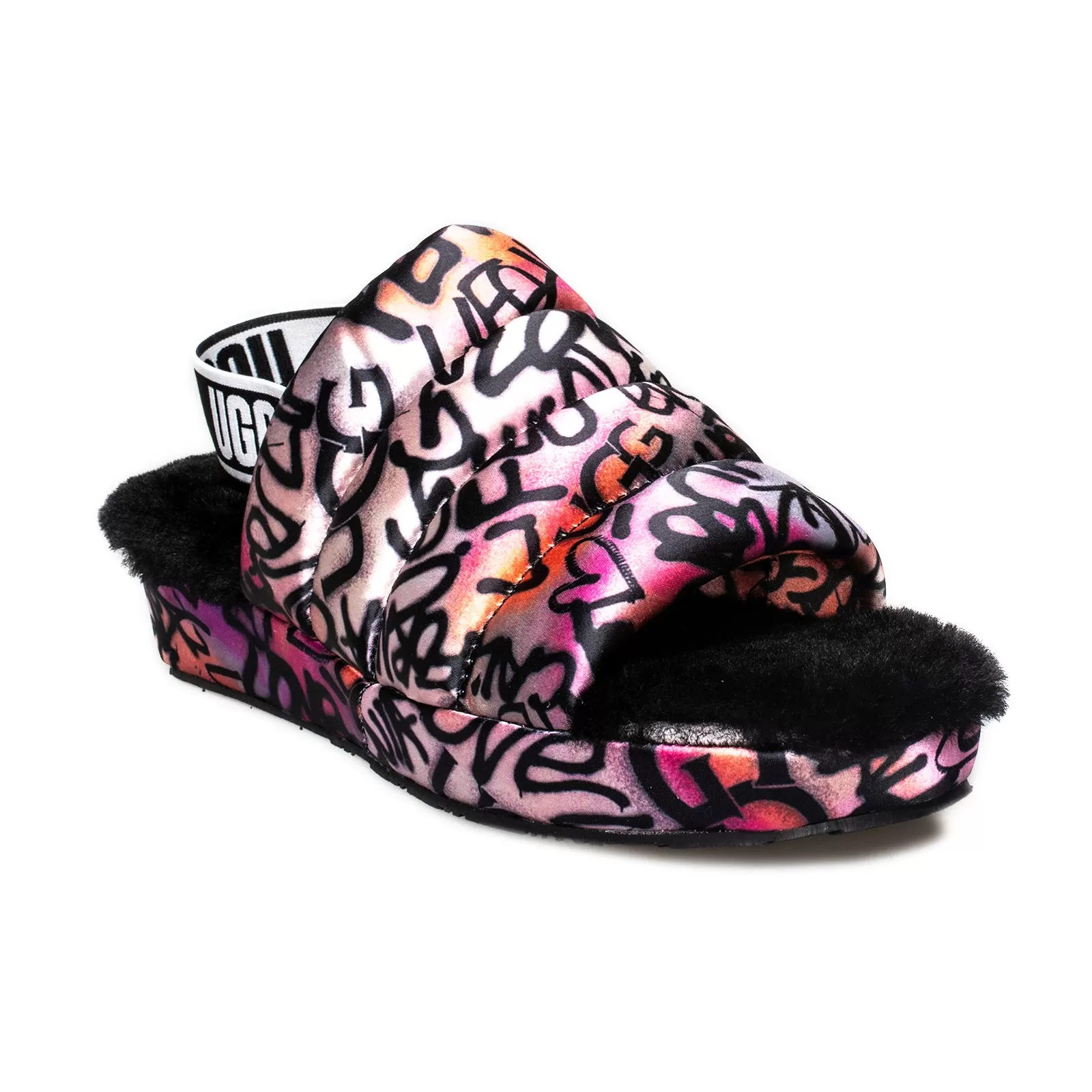 UGG Puff Yeah Pop Graffiti Multi Sandals - Women's