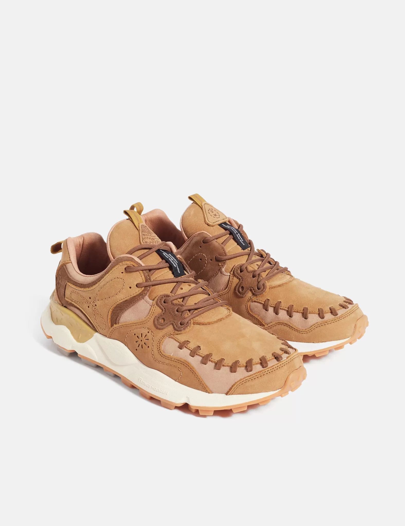 Universal Works x Flower Mountain Yamano 3 UNI Trainers - Brown