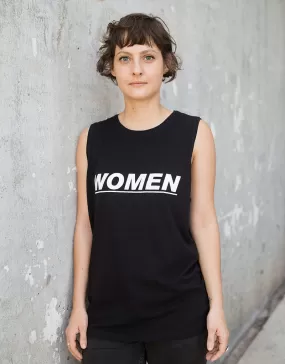 WOMEN Muscle Tank | Black