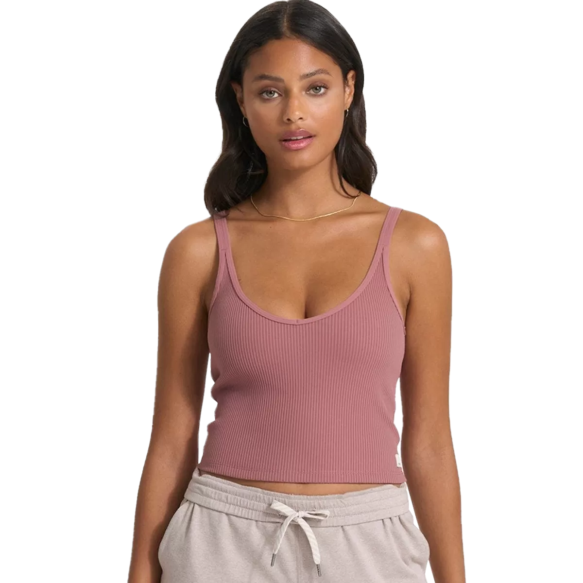 Women's Rib Crop Tank