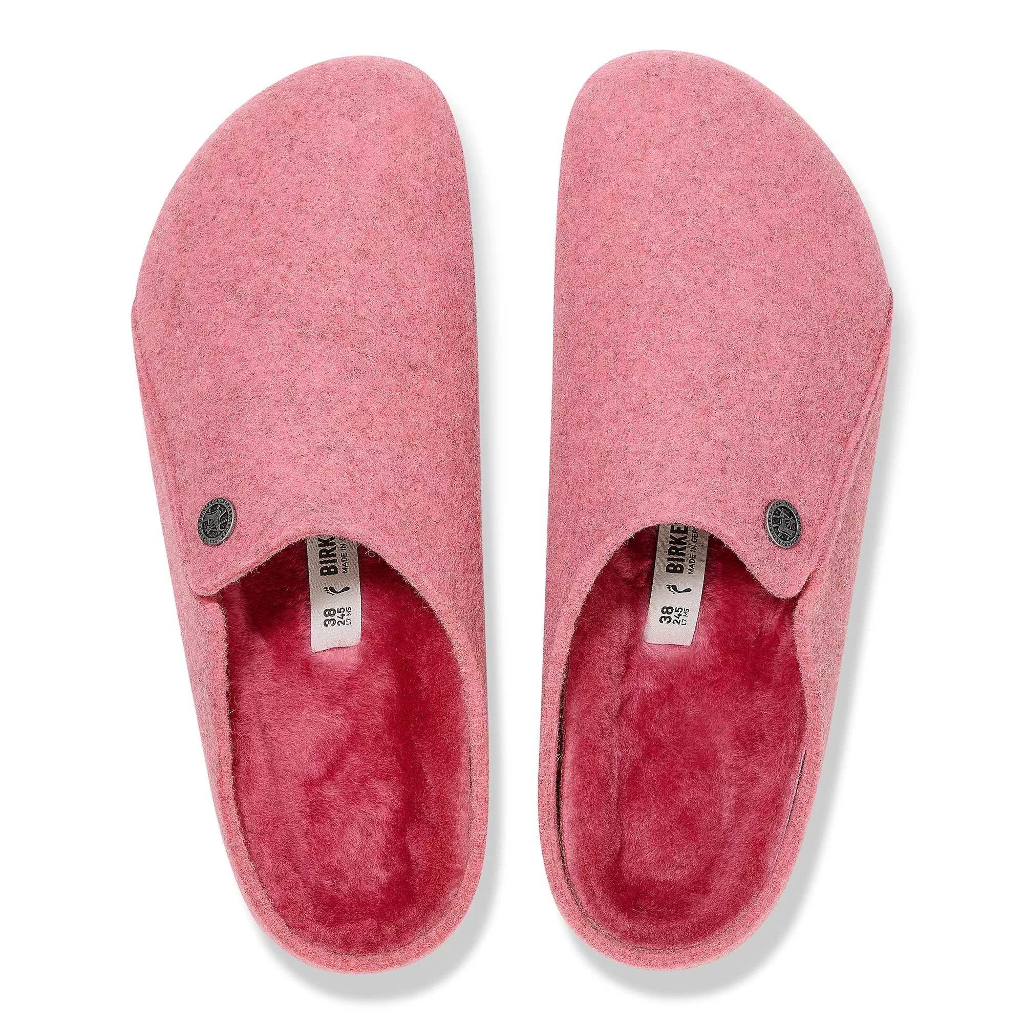 Zermatt Women - Fuchsia Tulip Wool Felt Shearling